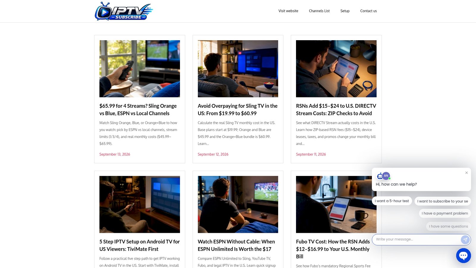 Iptv-subscribe