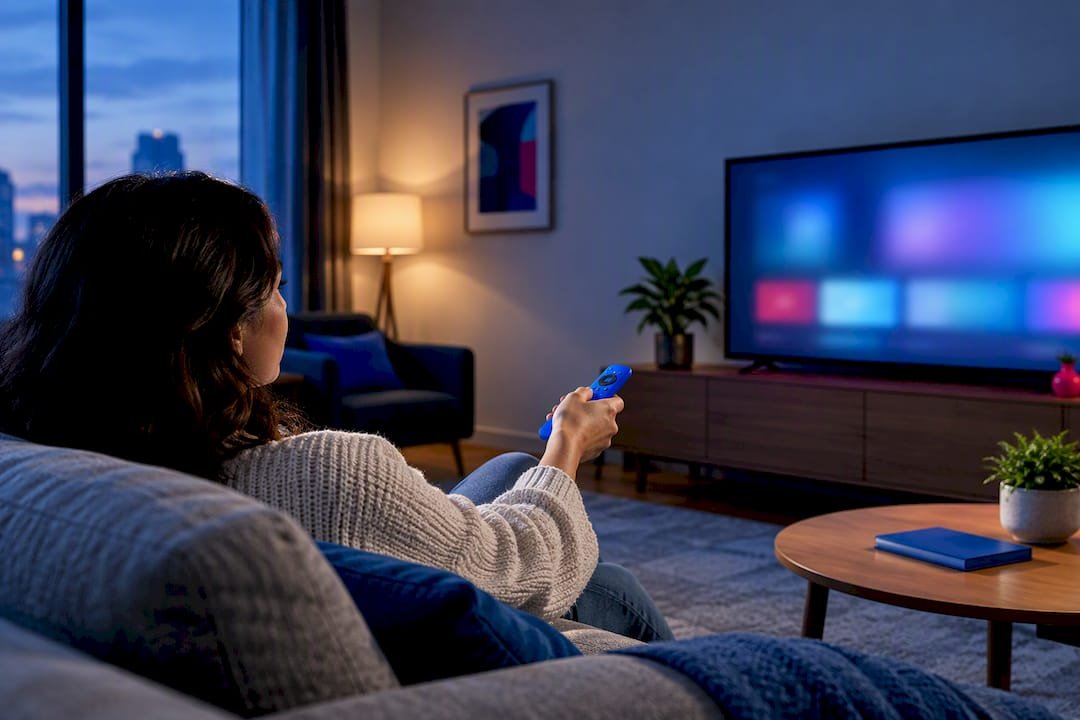 Household comparing streaming television options